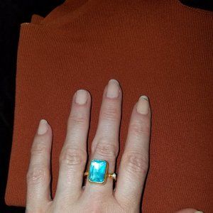 Aquamarine ring